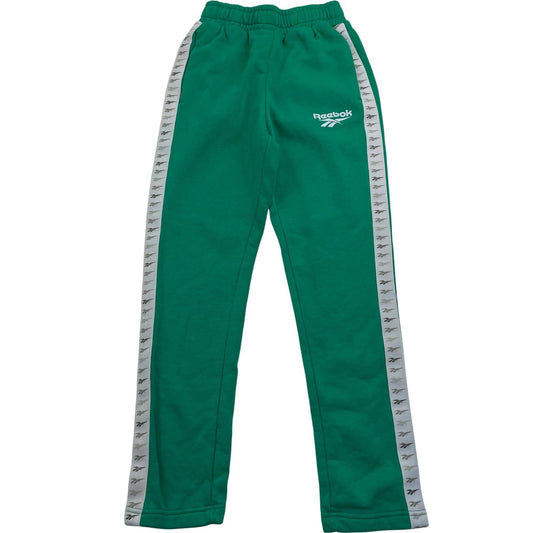 Reebok Track Pants Elastic Waist Green Mens XS