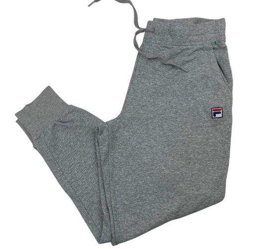 Fila Joggers Sweatpants Drawstring Elastic Waist Grey Womens UK S