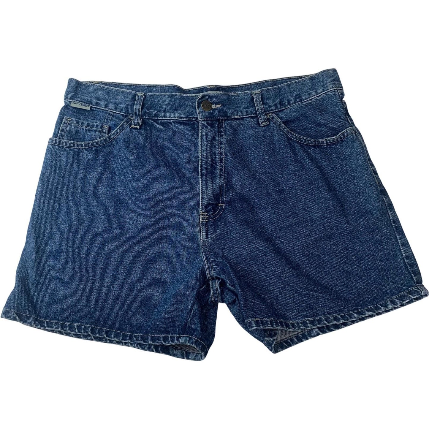 Top Jeans Denim Shorts Casual Blue Mens W34 / L