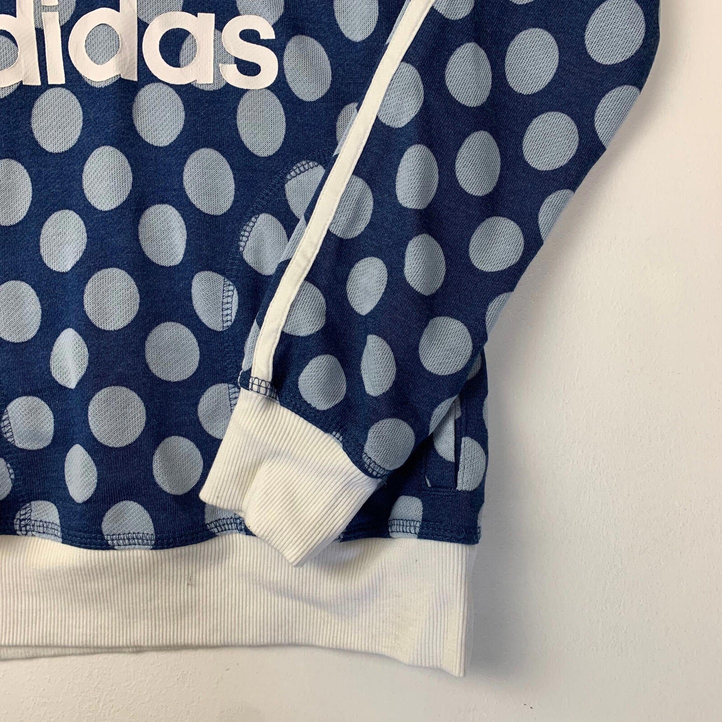 Women’s ADIDAS Blue Dot Hoodie / Uk 8 / Small