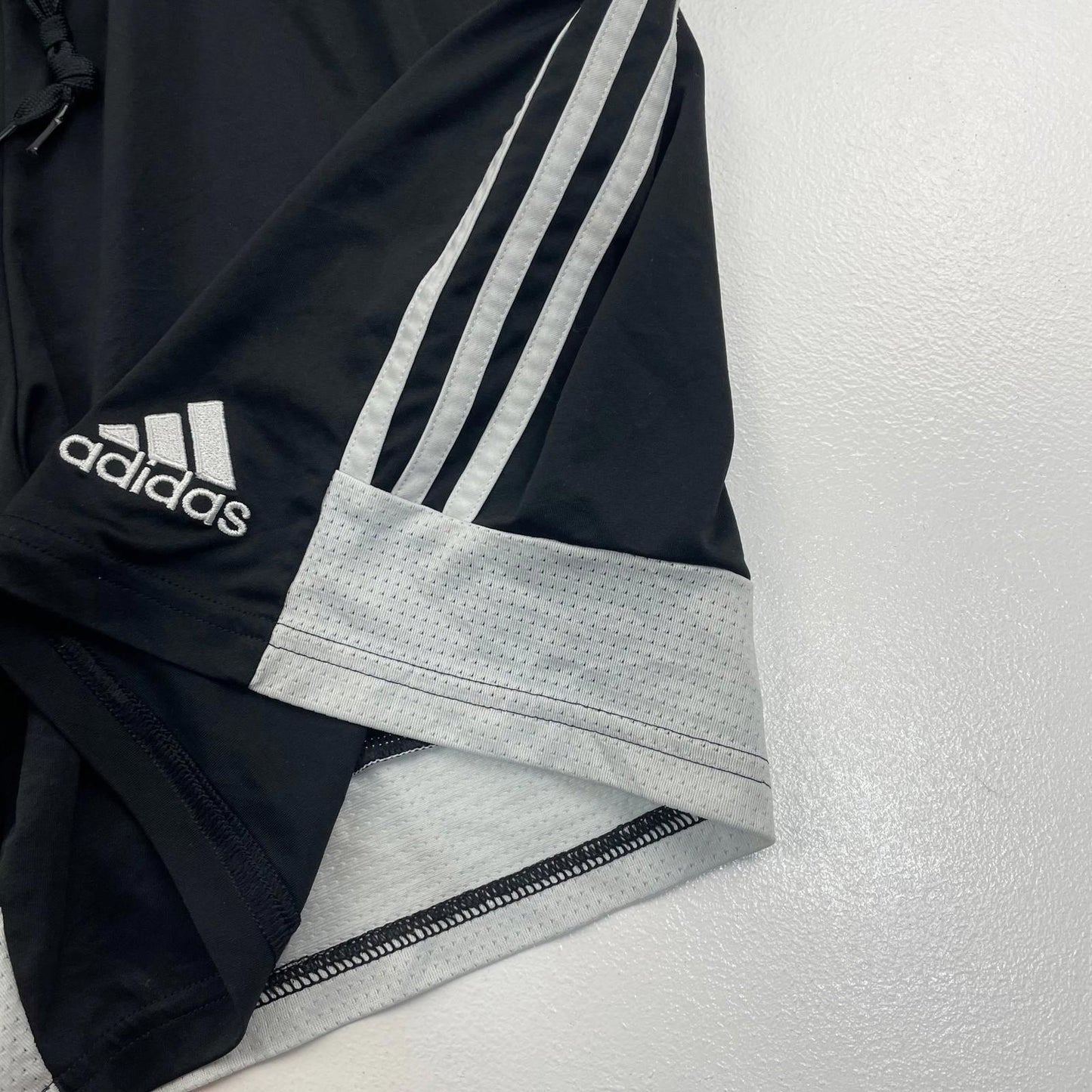 Adidas AEROREADY Activewear Shorts Drawstring Black Grey Mens XL