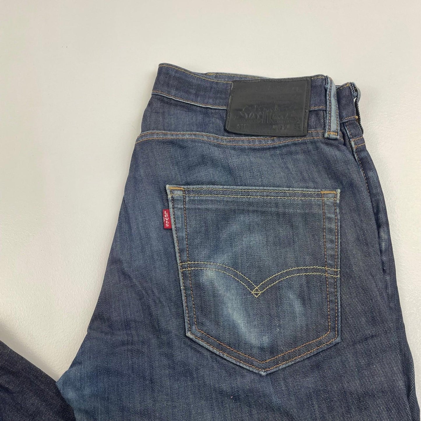 LEVI'S 511 Slim Fit Denim Jeans Dark Wash Classic Blue Mens W32 L32