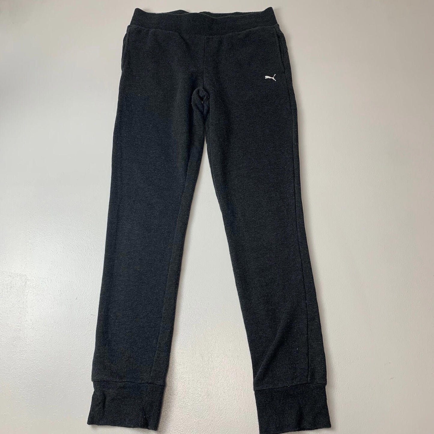 Women’s PUMA Dark Grey Jogging Bottoms / Small / UK10 / Joggers