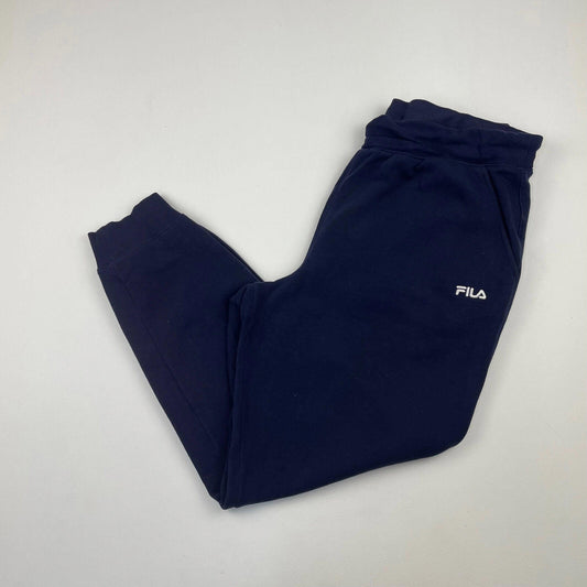 Men’s Blue FILA Joggers , Small Spellout , Size Large