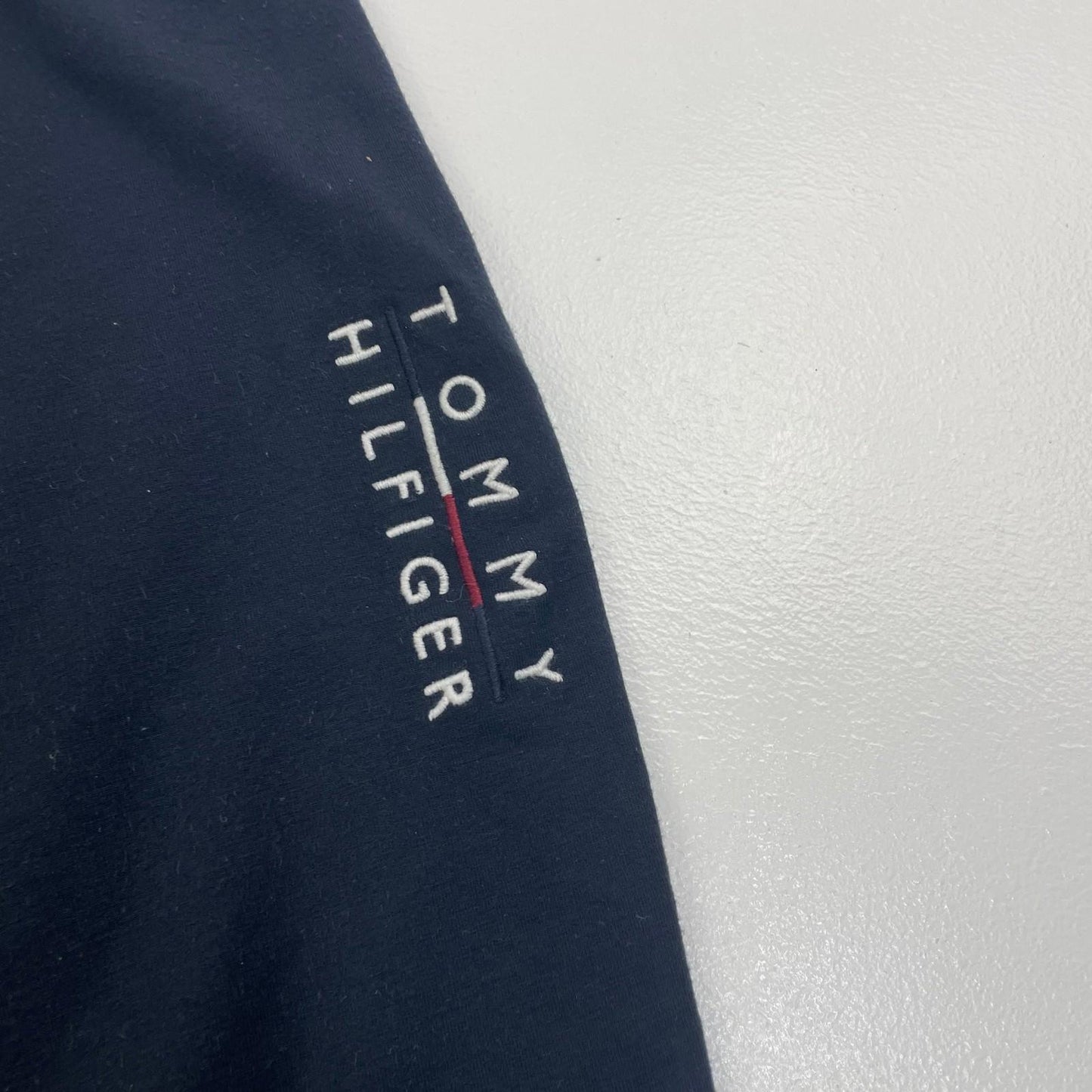 Tommy Hilfiger Shorts Logo Navy Blue Elastic Waist Mens M