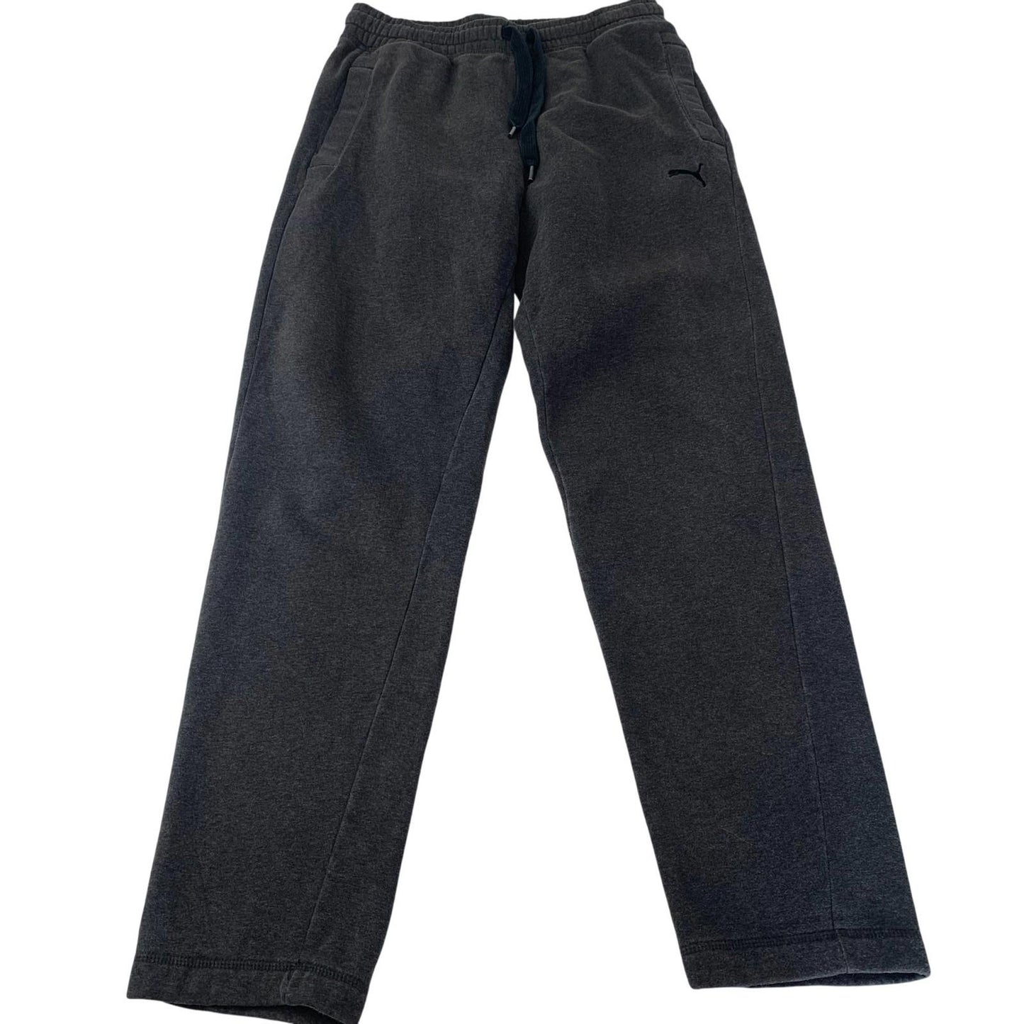 PUMA Jogger Sweatpants Comfy Lounge Grey Mens Medium