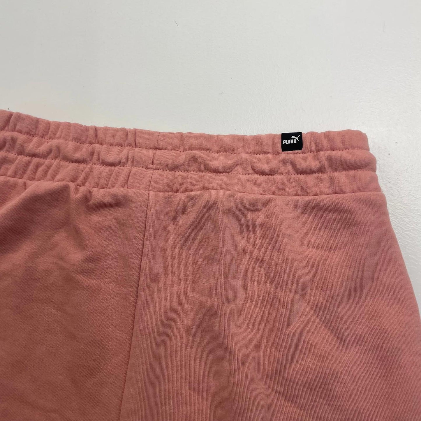 Puma Women's Activewear Shorts Drawstring Waist Pink Sports S