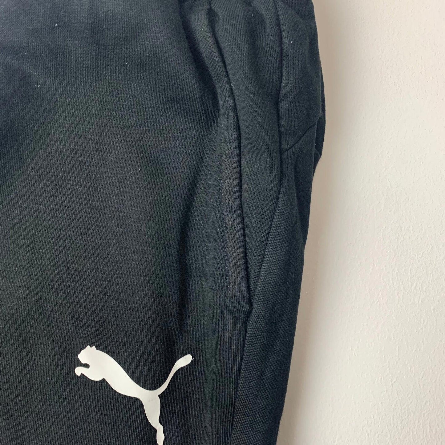 Mens PUMA Jogging Bottoms / Black / Small / Regular Fit / Joggers