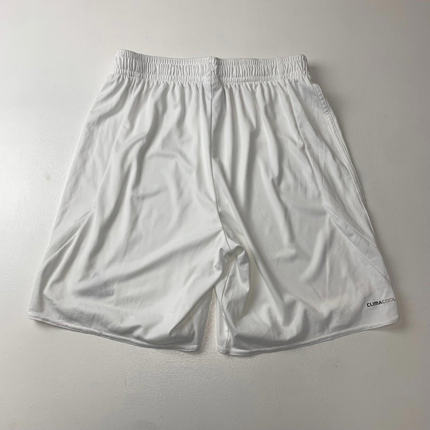 ADIDAS Climacool Athletic Shorts Elastic Waist White Boys XL UK 16