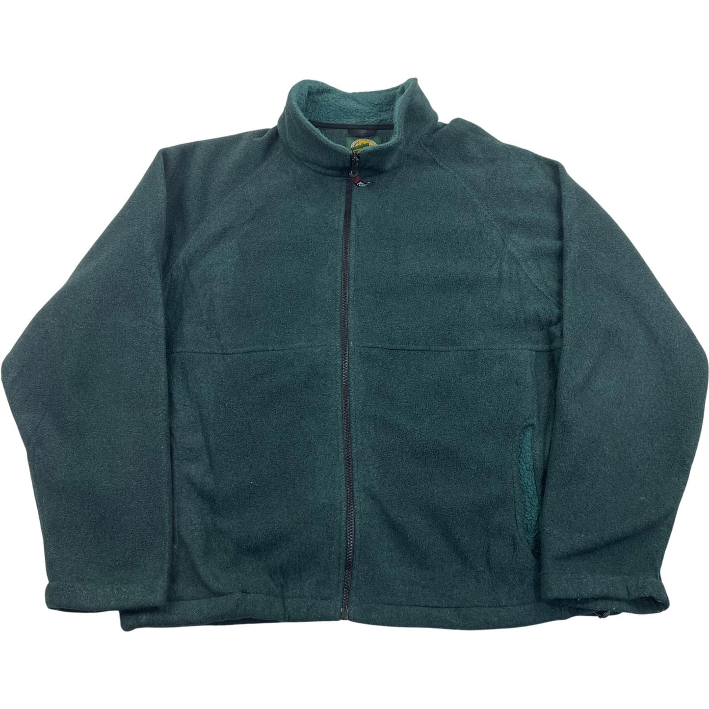 Cabela's Fleece Jacket Outdoor Gear Green Warm Zipper Women's Medium