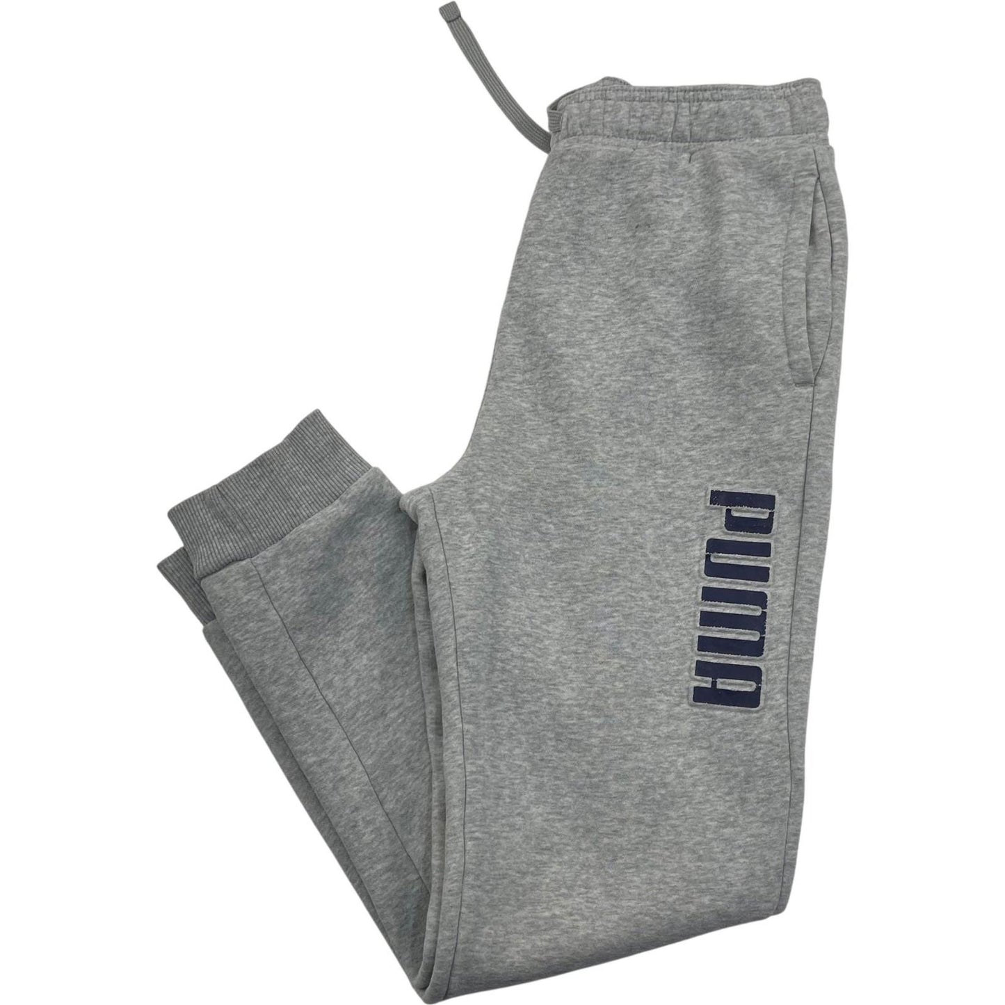PUMA Track Pants Jogger Style Grey Boys Size L (14-16) Casual Wear