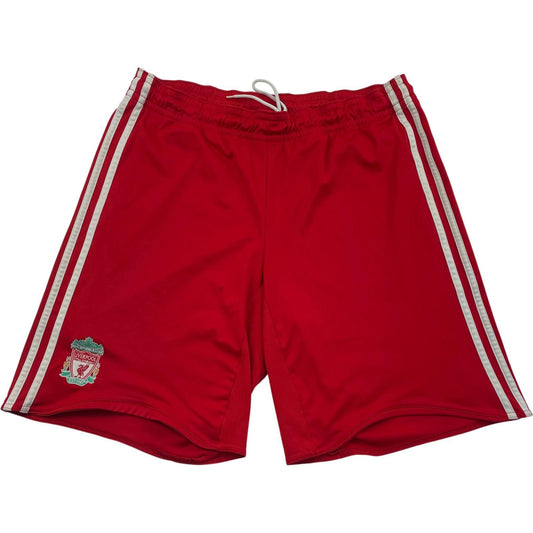 ADIDAS Liverpool Football Shorts Red Mens UK Size 38