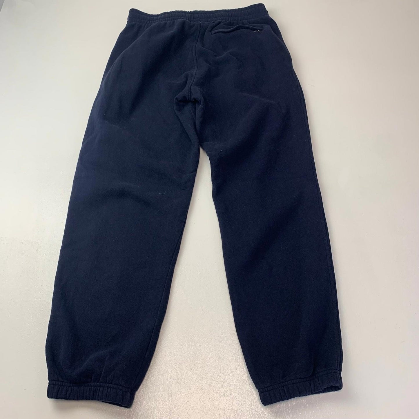 Fila Men's Jogger Sweatpants Dark Blue Casual Trousers Elastic Waist L