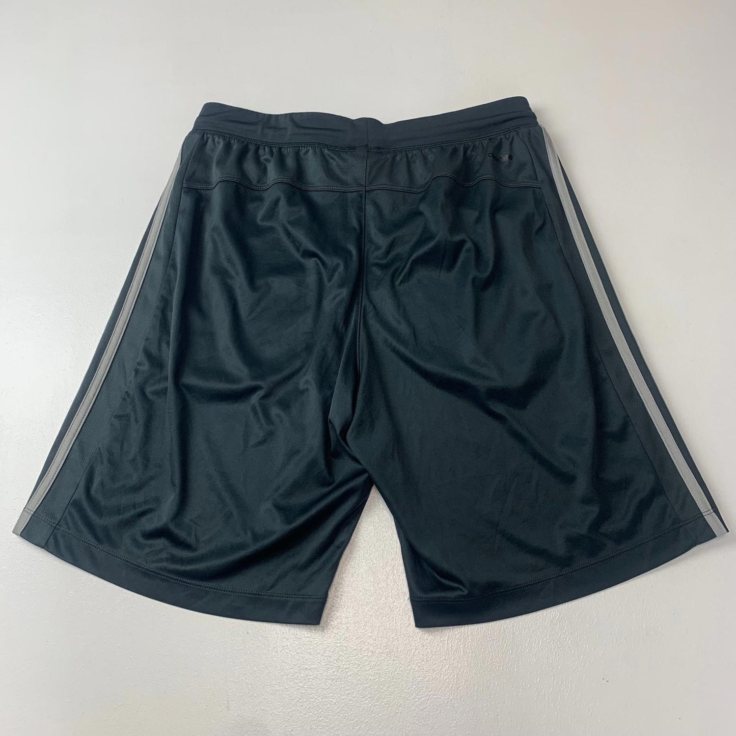 ADIDAS Climalite Athletic Shorts Drawstring Black Men Medium