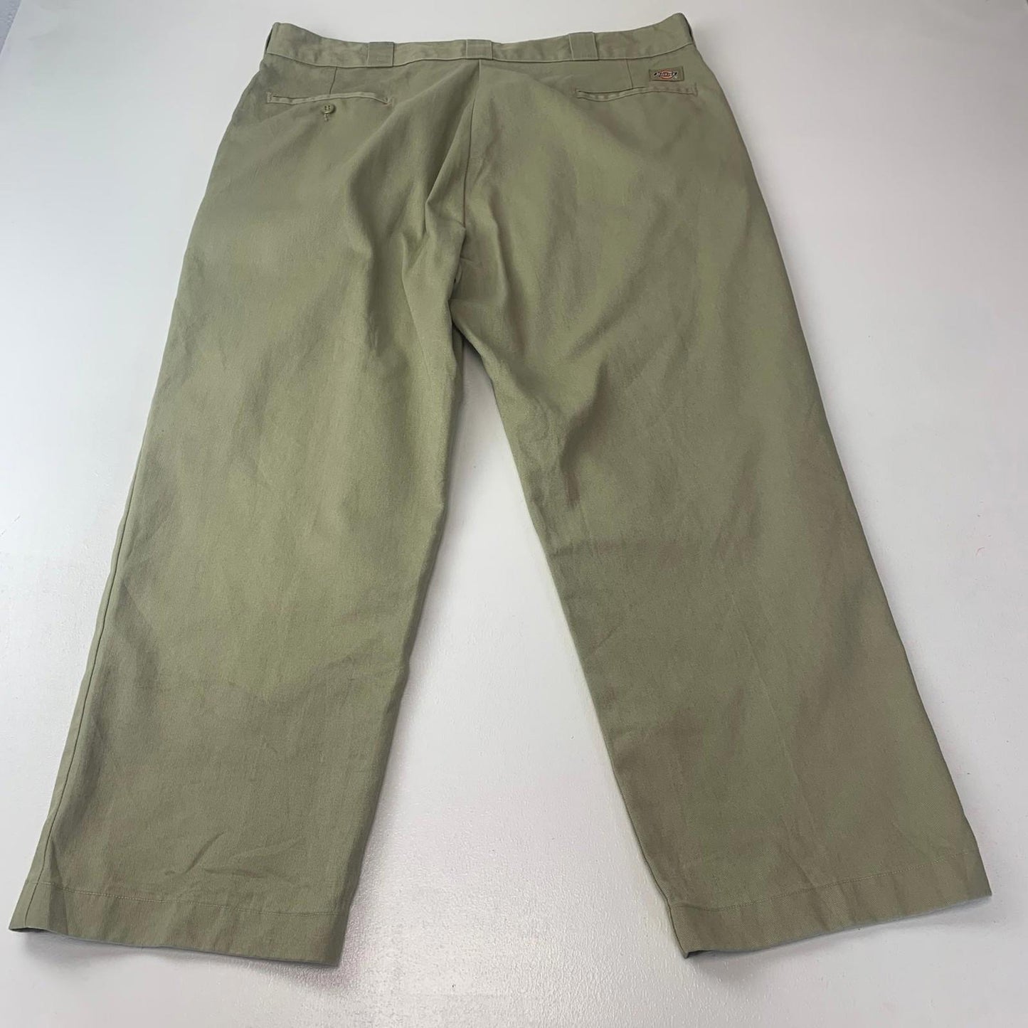 Dickies 874 Original Fit Trousers Workwear Khaki Green Women's Label Size 40x27