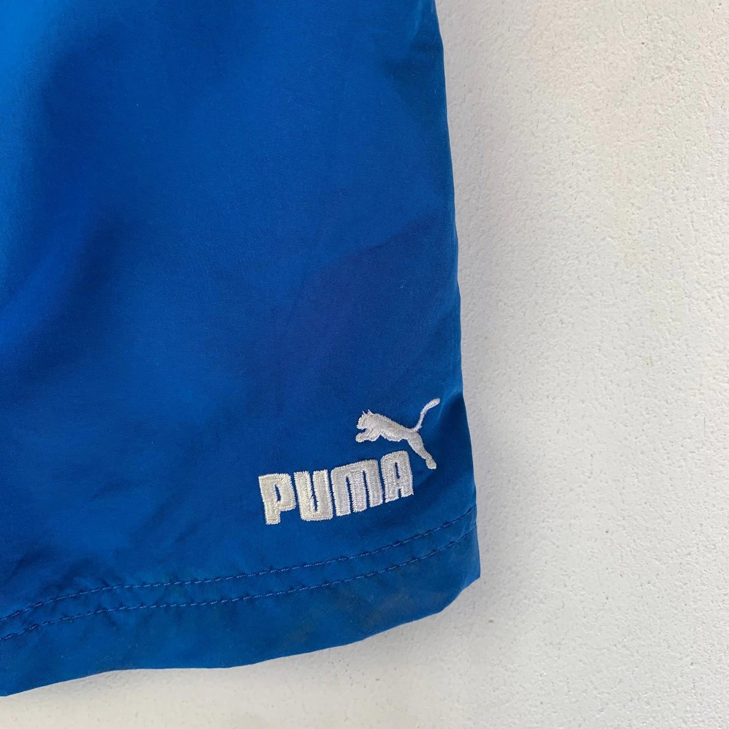 Puma Swim Shorts Quick Dry Drawstring Blue Mens  UK L