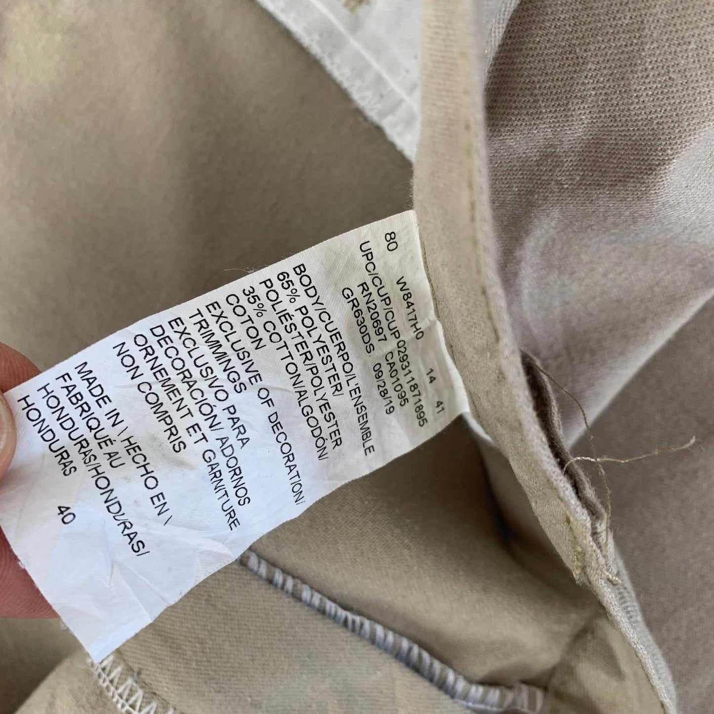 Dickies Cargo Shorts Classic Fit Beige Mens W40