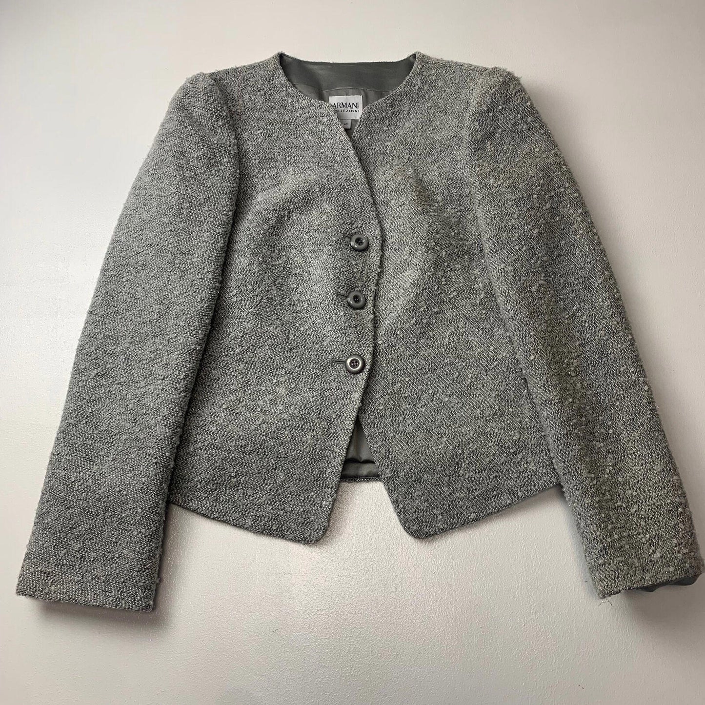 Women’s ARMANI COLLEZIONI Jacket / Silver  / Uk 8