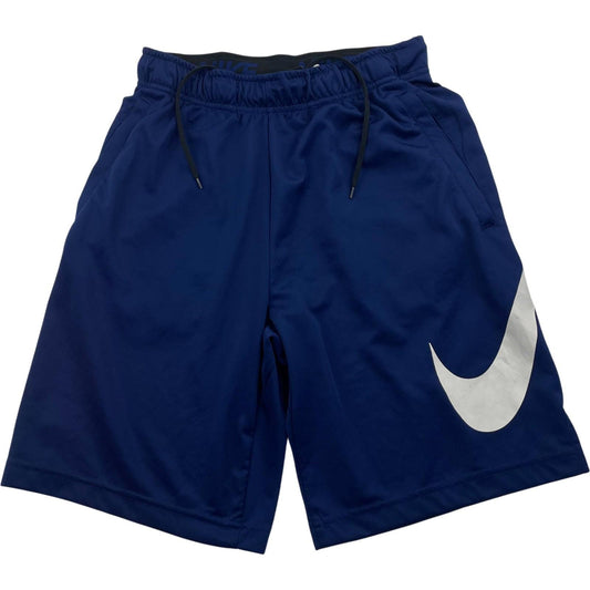 Nike Activewear Shorts Dri-FIT Blue Sportswear Logo Mens S