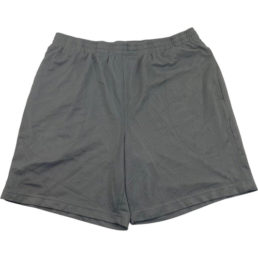 STARTER Mesh Athletic Shorts Grey Elastic Waist Breathable Mens M
