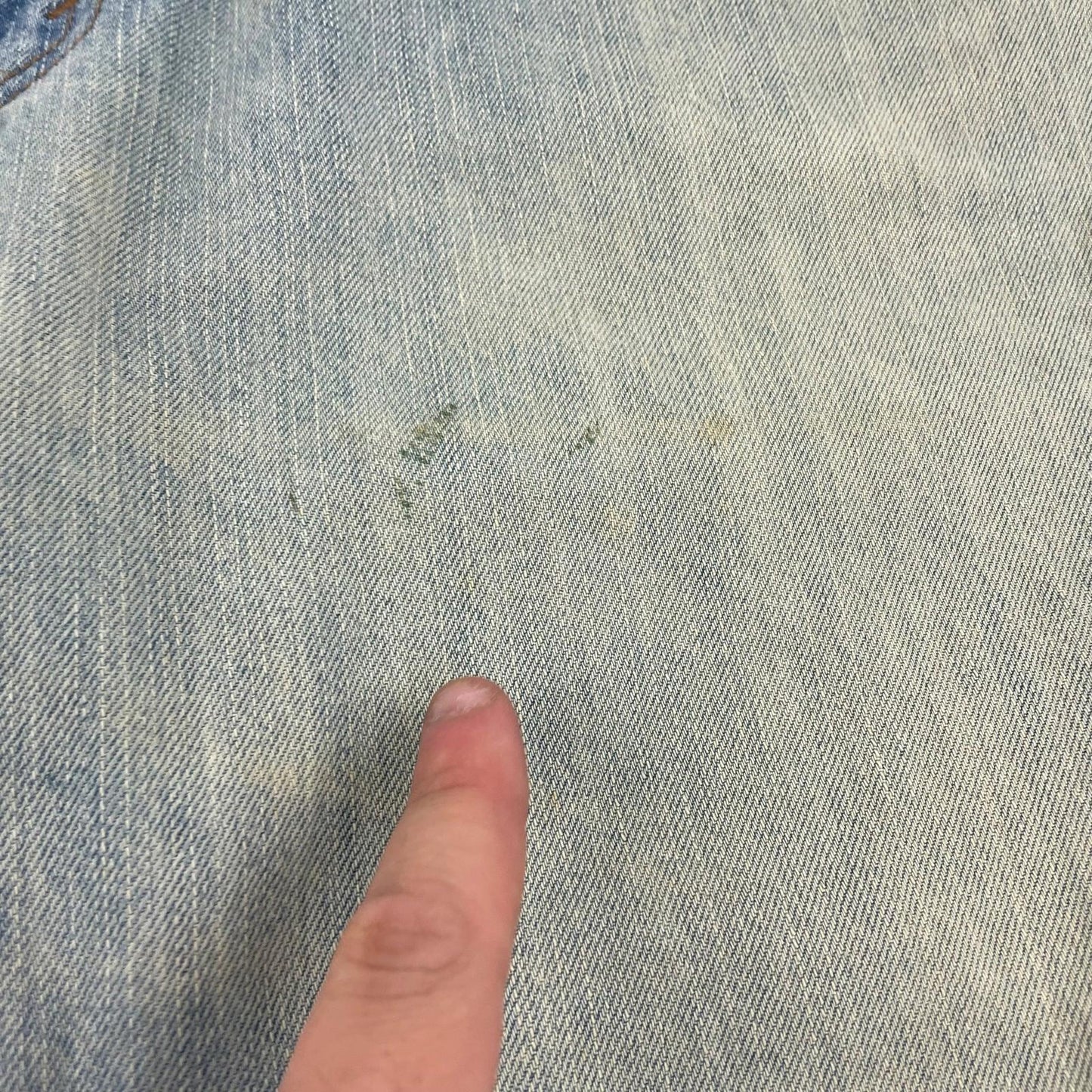 Levi's 504 Straight Leg Denim Light Wash Jeans Blue Mens W38 L30