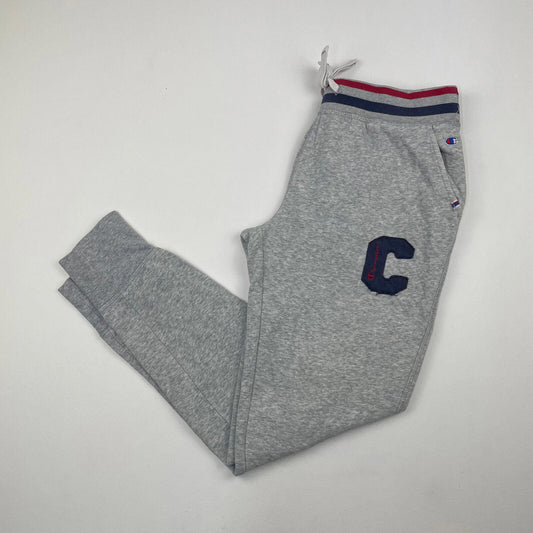 Men’s Grey CHAMPION Joggers , Sweatpants , Varsity Style , Size XS