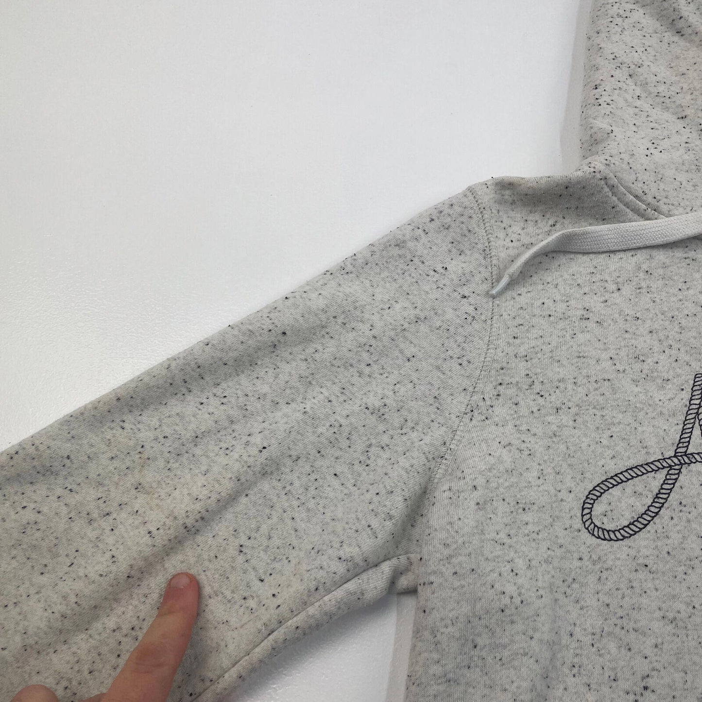Women’s ANIMAL Light Grey Spellout Hoodie , Size UK 8 / S