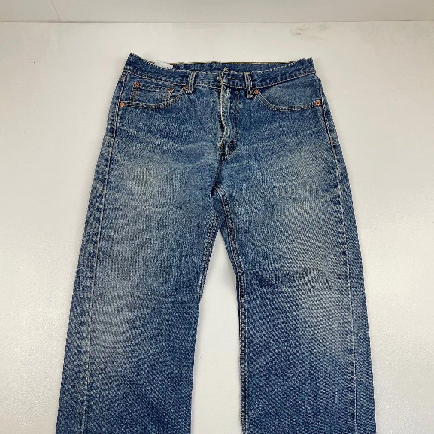 Levi's 505 Jeans Classic Straight Fit Blue Mens W32 L30