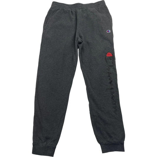 Champion Authentic Athleticwear Jogger Sweatpants Logo Grey Boys Large