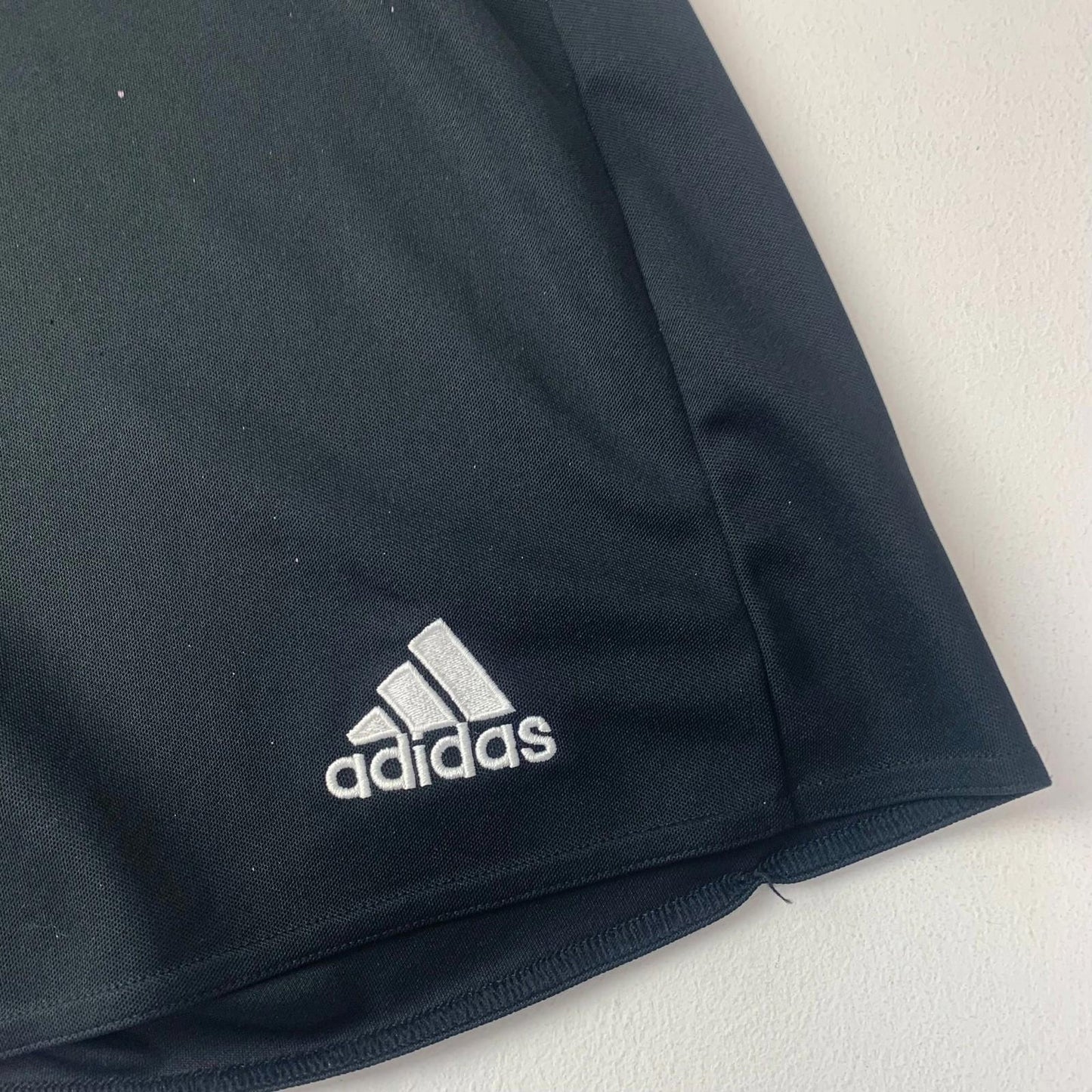 Adidas Men's Climalite Black Athletic Shorts Drawstring Logo UK M