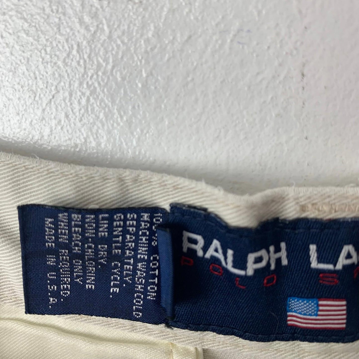 Ralph Lauren Polo Sport Bermuda Chino Shorts Beige Pleated Cotton Women Size 4