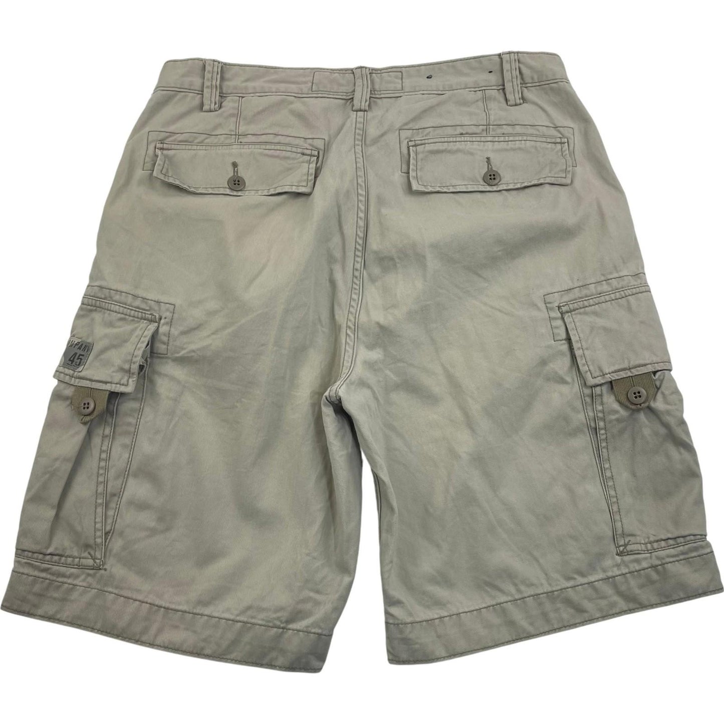 NAUTICA JEANS Shorts Cargo Style Beige Cotton Men's Size 33