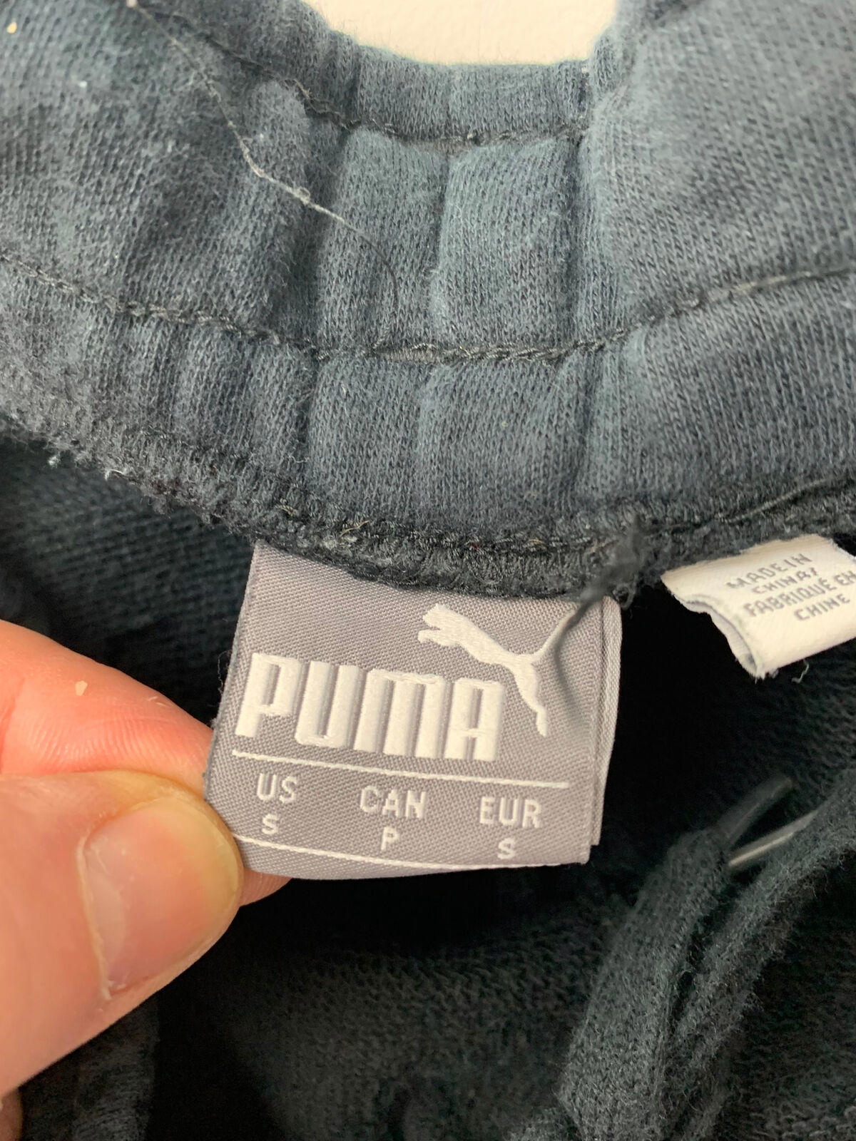 Mens PUMA Jogging Bottoms / Black / Small / Joggers / Sweatpants