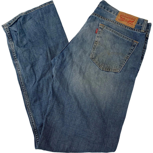 LEVI'S 514 Straight Fit Jeans Classic Blue Denim Mens W34 L34