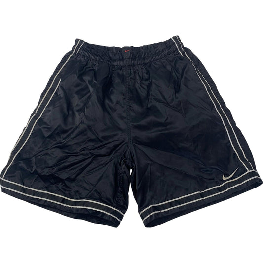 NIKE Athletic Shorts Reflective Trim Black Activewear Womens Small