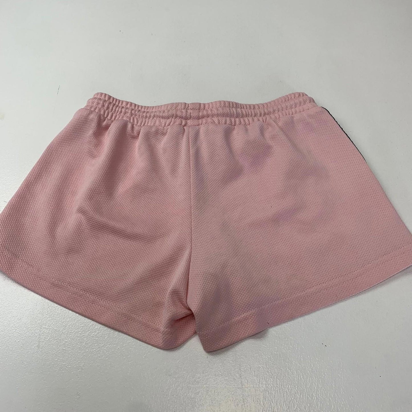 ELLESSE Shorts Pink Retro Stripe Sporty Stretch UK 10