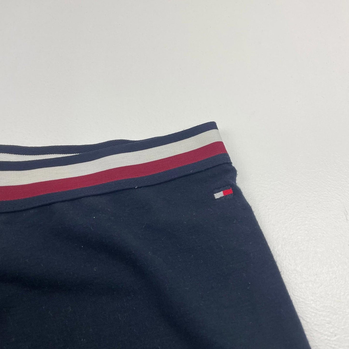 Tommy Hilfiger Shorts Logo Navy Blue Elastic Waist Mens M