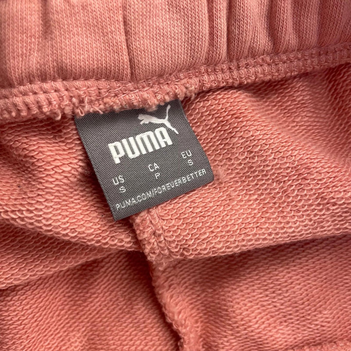 Puma Women's Activewear Shorts Drawstring Waist Pink Sports S