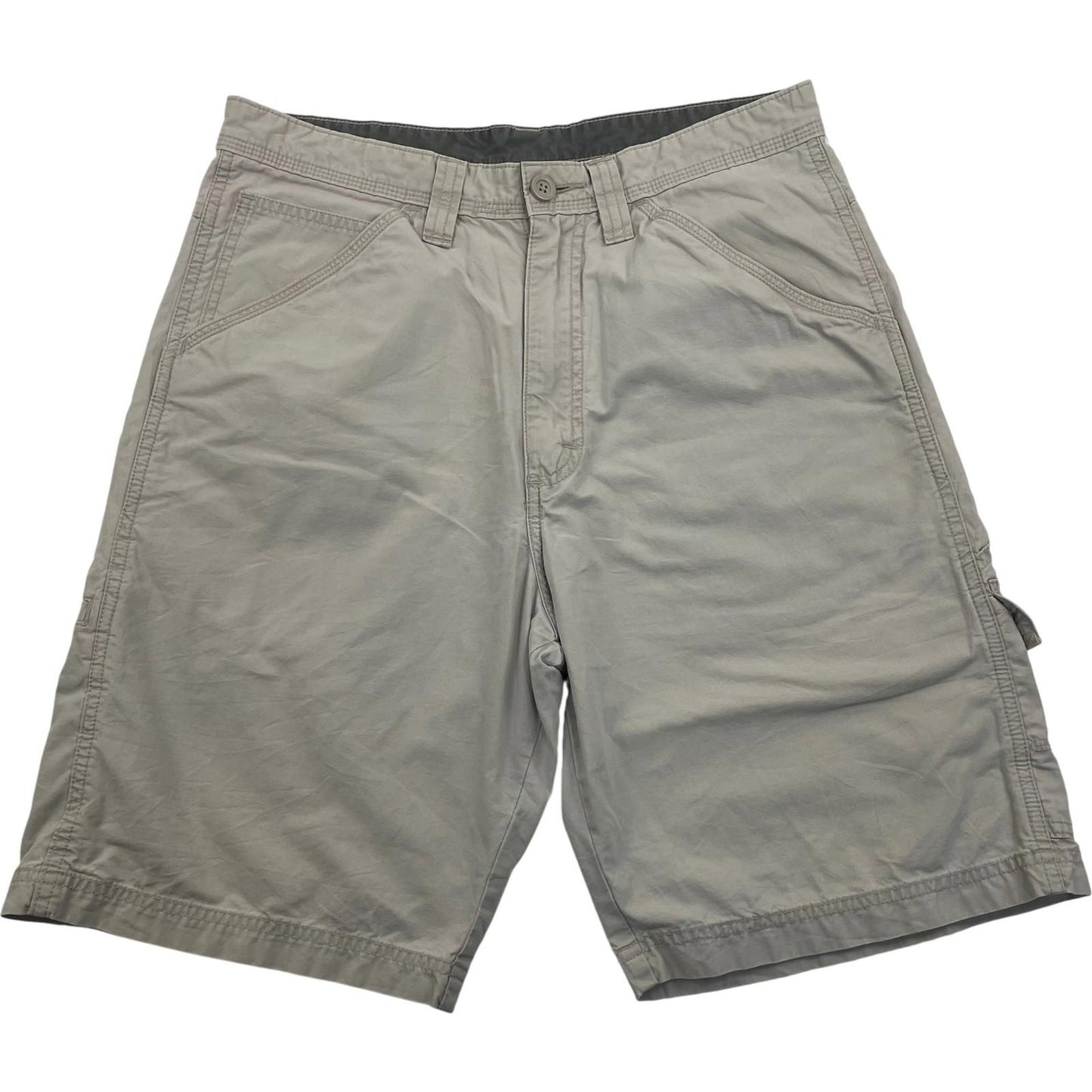 Wrangler Cargo Shorts Relaxed Fit Pockets Sand Beige Mens Size 30