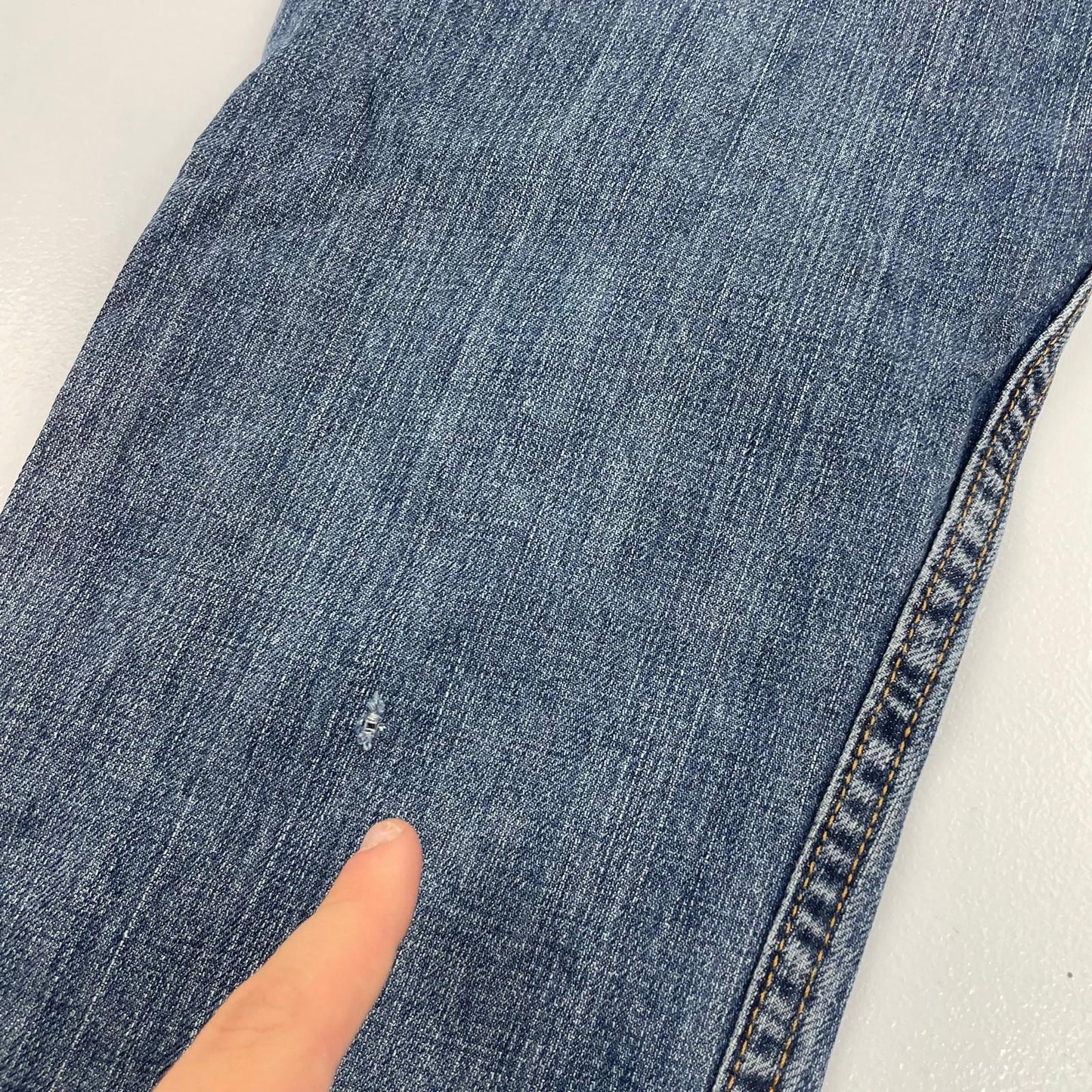 LEVI'S 505 Regular Straight Denim Jeans Blue Classic Mens W32 L30