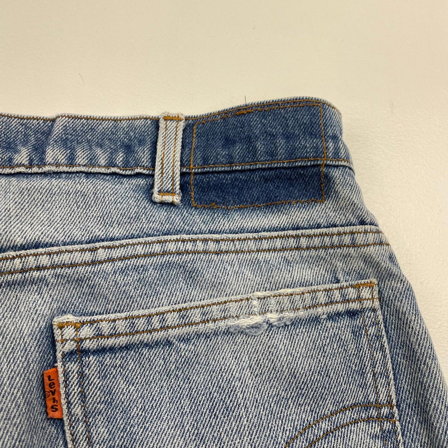 Levi's Vintage Jeans Straight Stone Wash Blue Relaxed Mens W32 L28