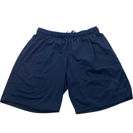 Reebok Speedwick Athletic Shorts Breathable Quick Dry Blue Mens XL