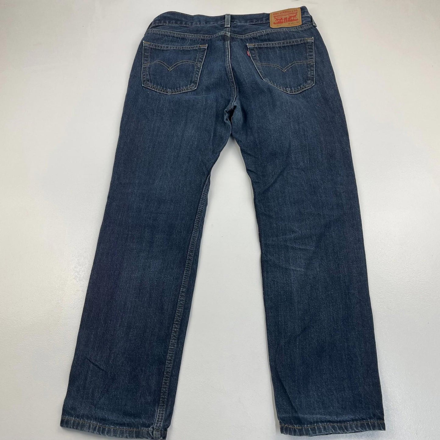 LEVI'S 514 Jeans Regular Fit Vintage Blue Denim Mens W33 L30