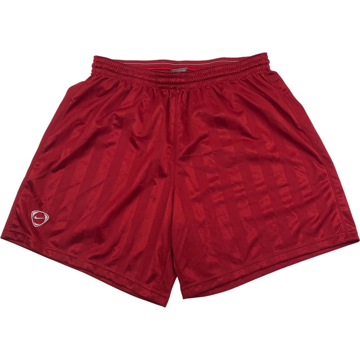 NIKE Activewear Shorts Athletic Red Swoosh Mens Medium