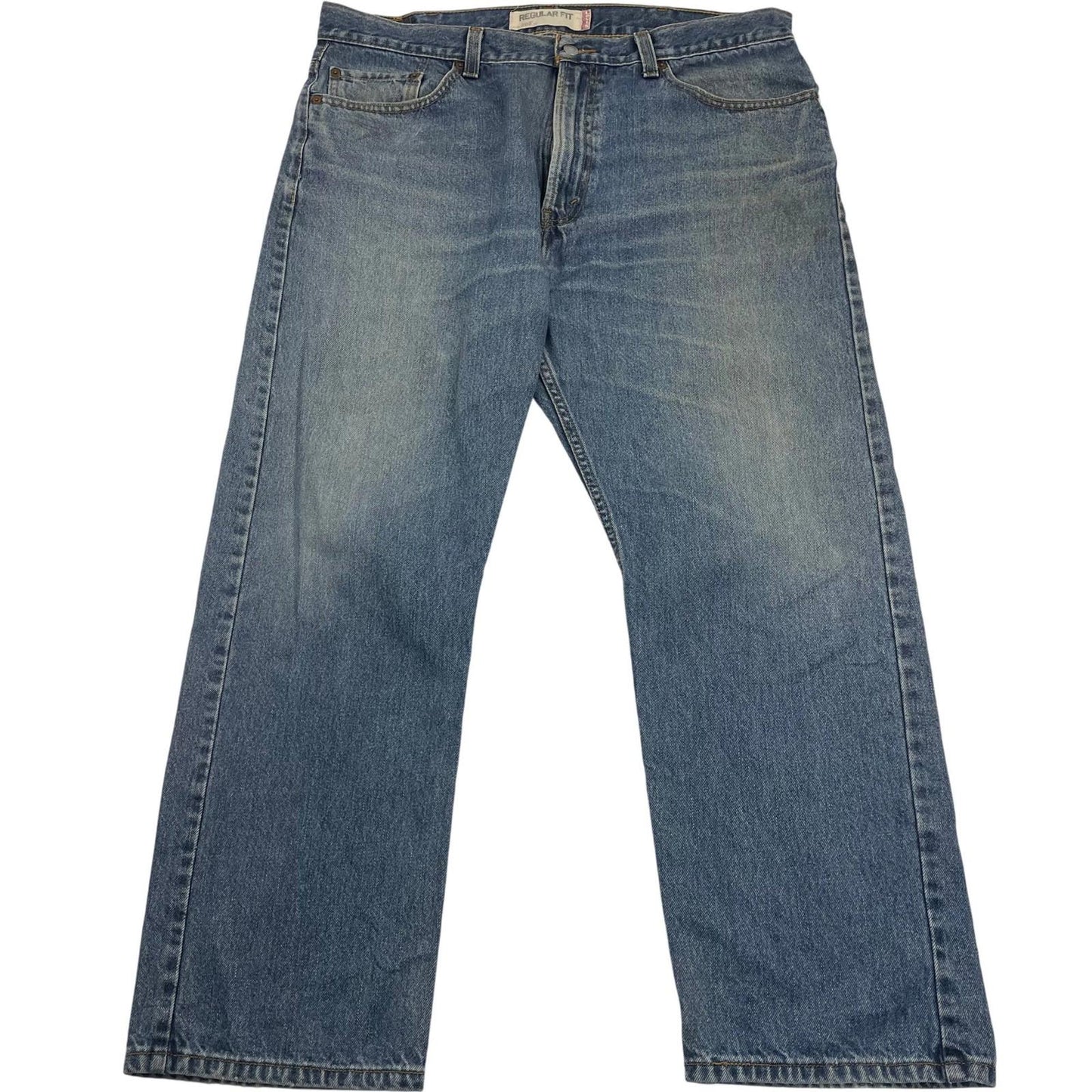 LEVI'S 505 Jeans Regular Straight Mid Wash 90s Denim Trousers Mens W38 L29