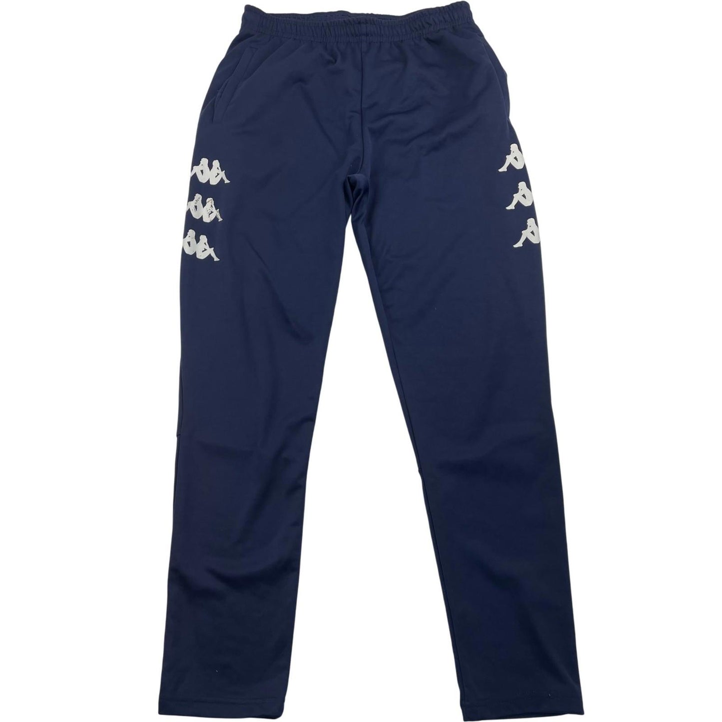 Kappa Track Pants Logo Printed Casual Jogger Navy Blue Mens Medium