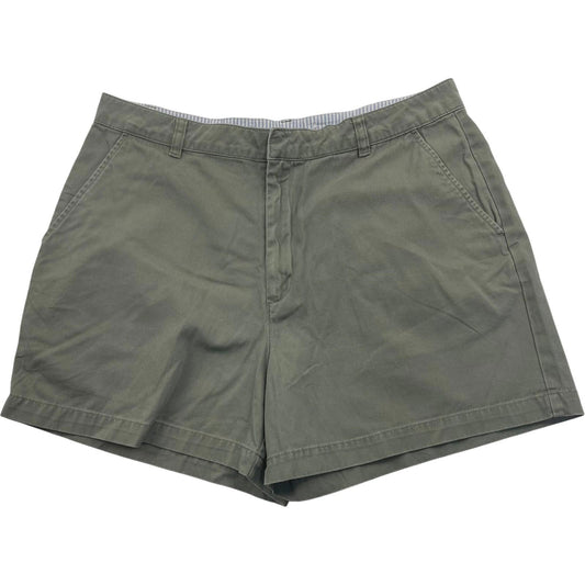 Tommy Hilfiger Chino Shorts Casual Olive Green Womens UK 10