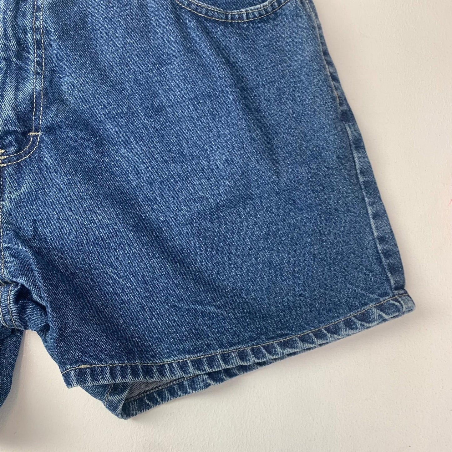 Top Jeans Denim Shorts Casual Blue Mens W34 / L
