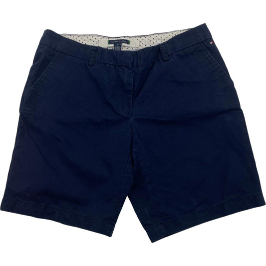 Tommy Hilfiger Chino Shorts Casual Navy Women UK 10