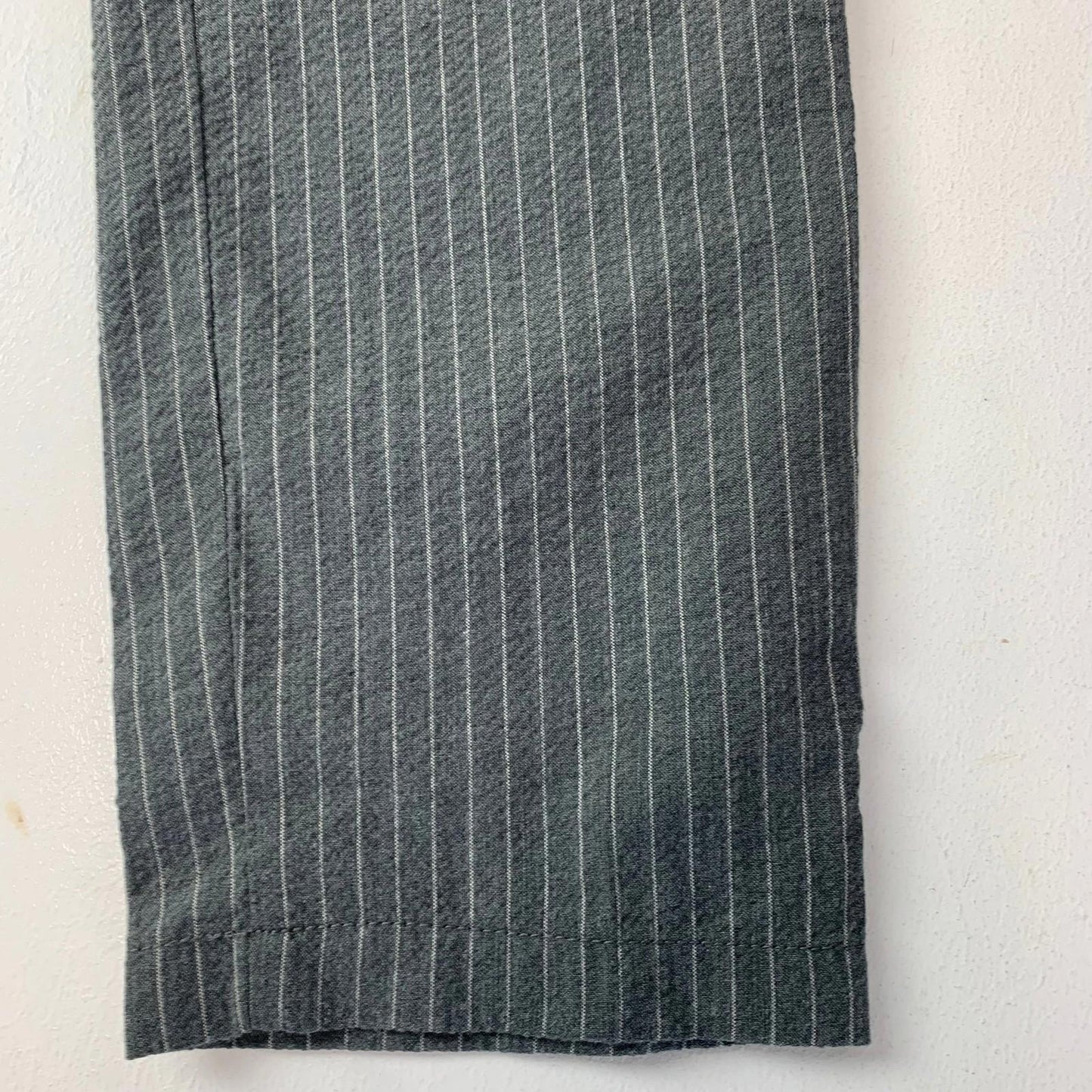 Tommy Hilfiger Pinstripe Trousers Casual Comfort Grey Mens 32/30